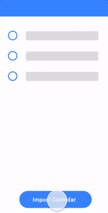 Calendar events integration in Timeline